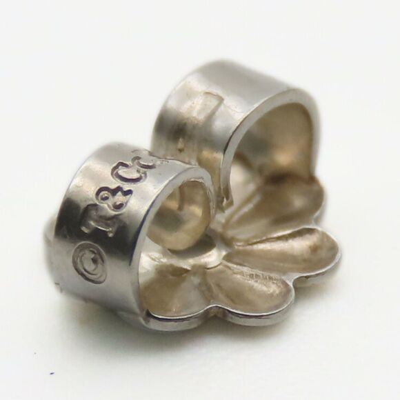 TIFFANY Silver Heart Earrings - Picture 6 of 9